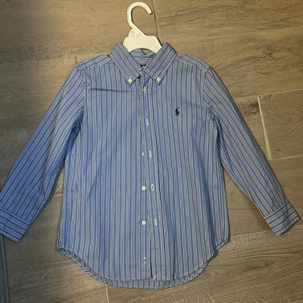 Ralph lauren Boys Button Down Shirts Sz 5